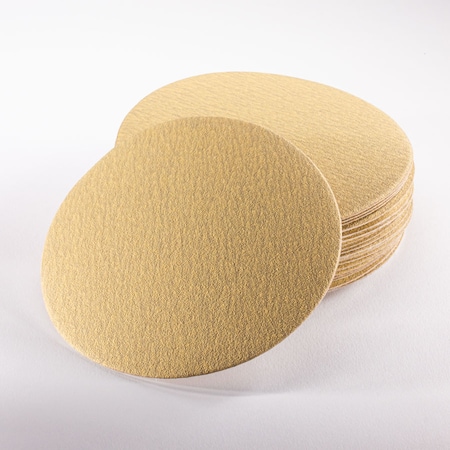 Uneeda 5 in Dia, No Holes, Aluminum Oxide, 80 Grit, Coated Type M-161053